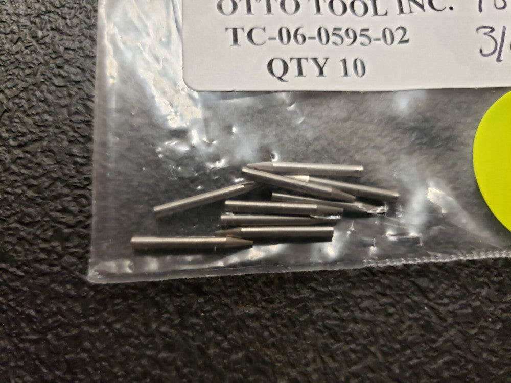 NEW, OTTO TOOL, TC06-0595-02, TUNGSTEN PREGROUND ELECTRODE 