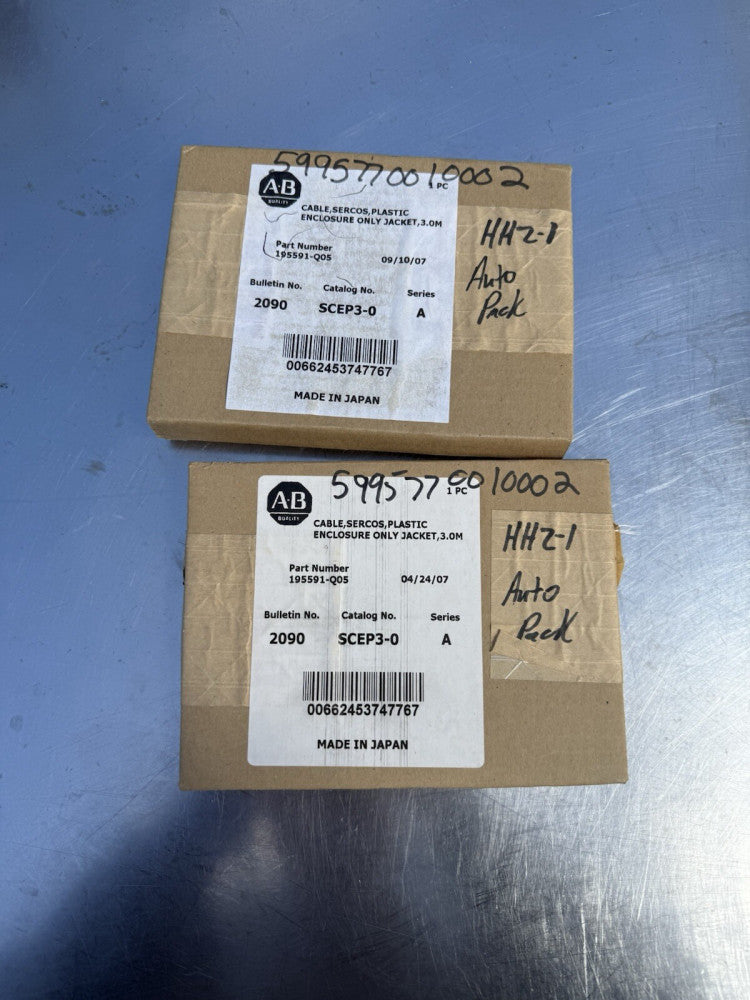 2 -  Allen Bradley 2090 SCEP3-0 Series A Plastic Fiber Optic Cable 195591-Q05