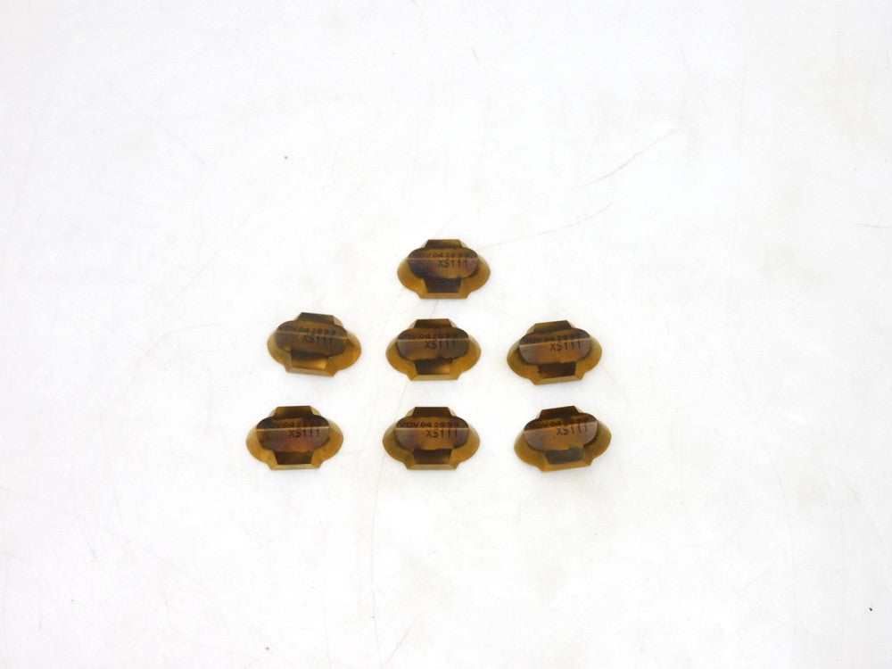 VALENITE VOV042899 XS111 CARBIDE INSERT LOT OF 7