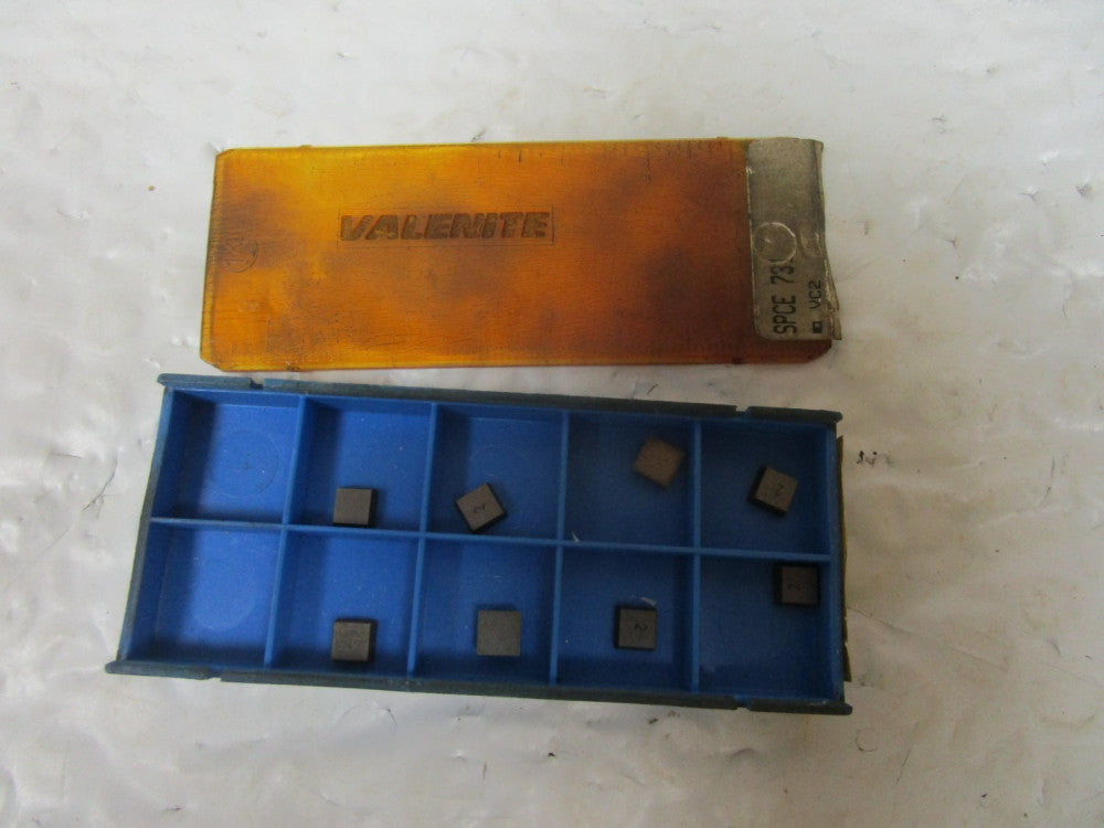 Lot Of 8 Valenite VC2 Carbide Inserts SPCE 731