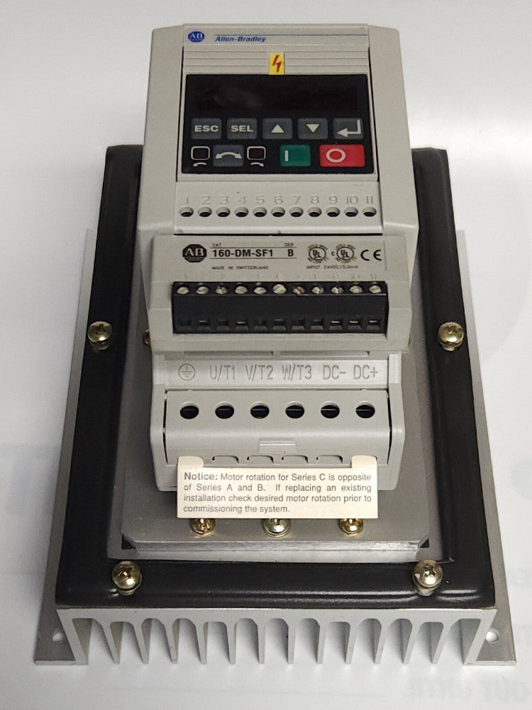 ALLEN BRADLEY 160 BA03PSF1 SCC .75 KW 1 HP Chassis Mount Analog Drive Module 380