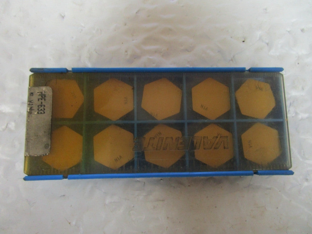 Lot Of 10 Valenite V1N Carbide Turning Inserts HPE-633