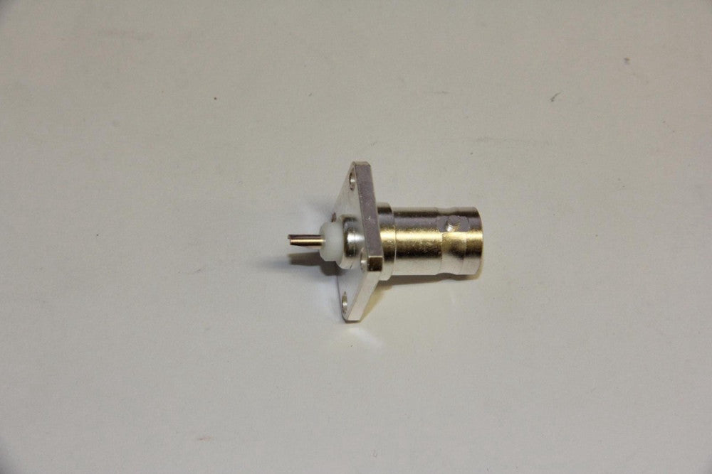 M/A-COM 1310978-1 BNC Female 4-Hole Square Flange Bulkhead Mount Connector X100