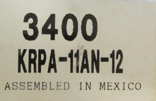 POTTER & BRUMFIELD KRPA 11AN 12 3400 12 V Cube Relay