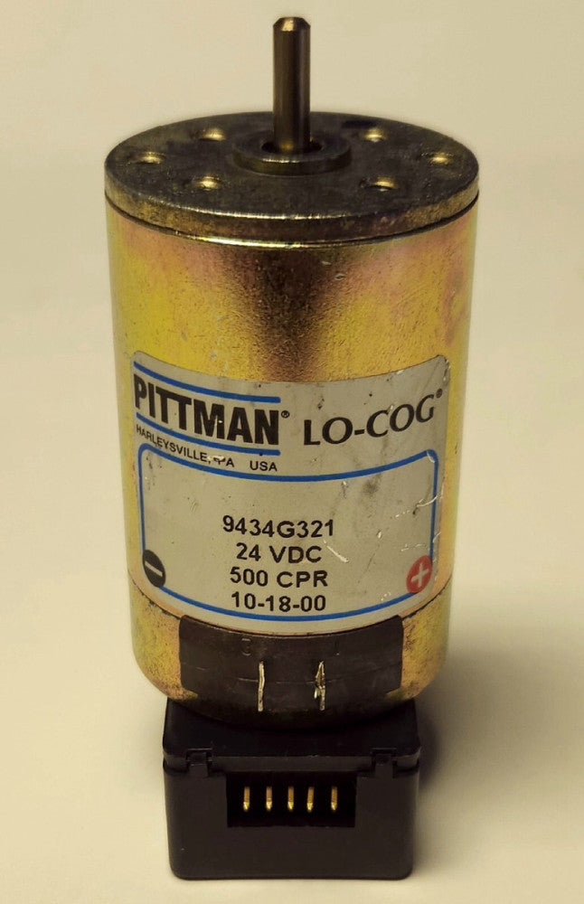 PITTMAN LO-COG 9434G321 24 VDC 500 CPR 10-18-00 Gearmotor HEDS 5500 A04 0032 A