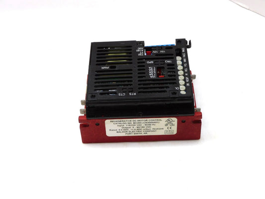 BALDOR BC204 CN3000A51 DC MOTOR CONTROL 115/230VAC 0-90/180VDC W/ HEAT SINK