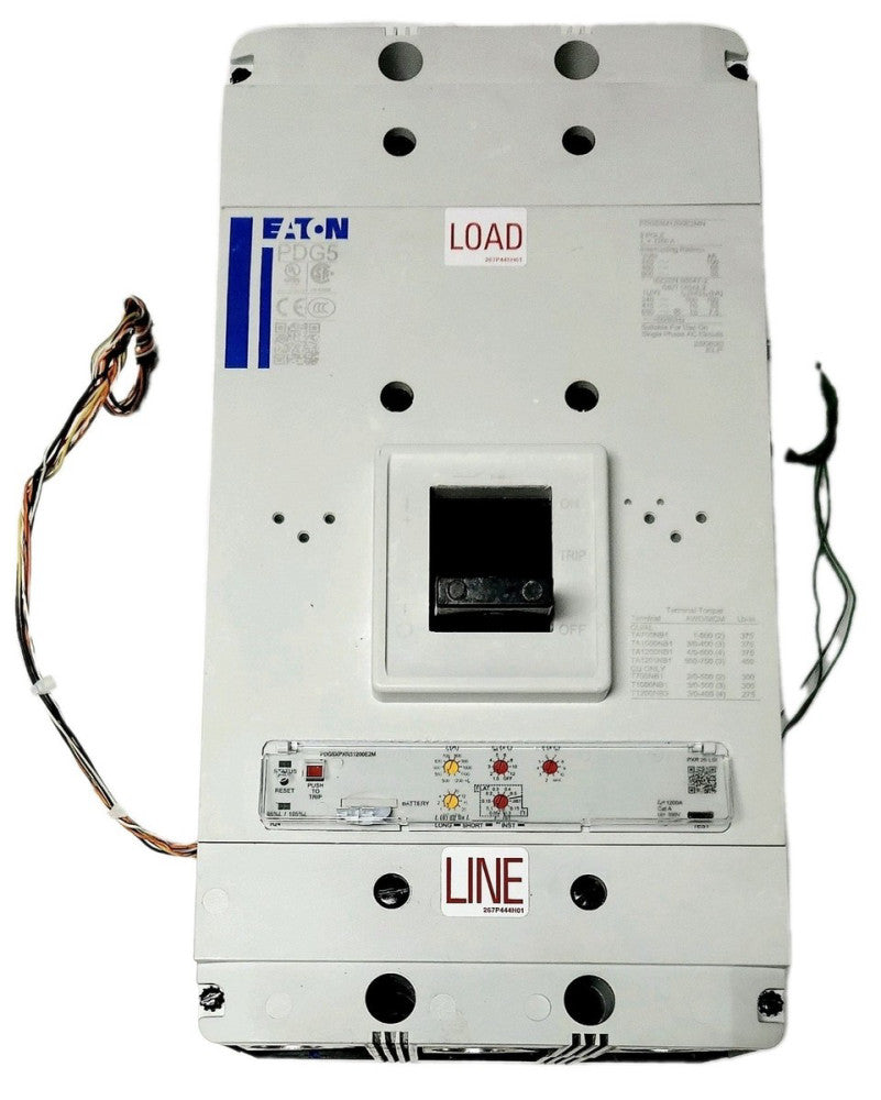 EATON PDG35M1200E2MN 3 Pole 500 AMP-1200 AMP PDG5 Power Defense Circuit Breaker