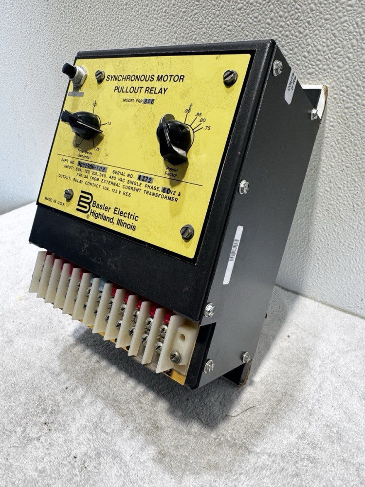 Basler Electric PRP320 Motor Pull-out Relay
