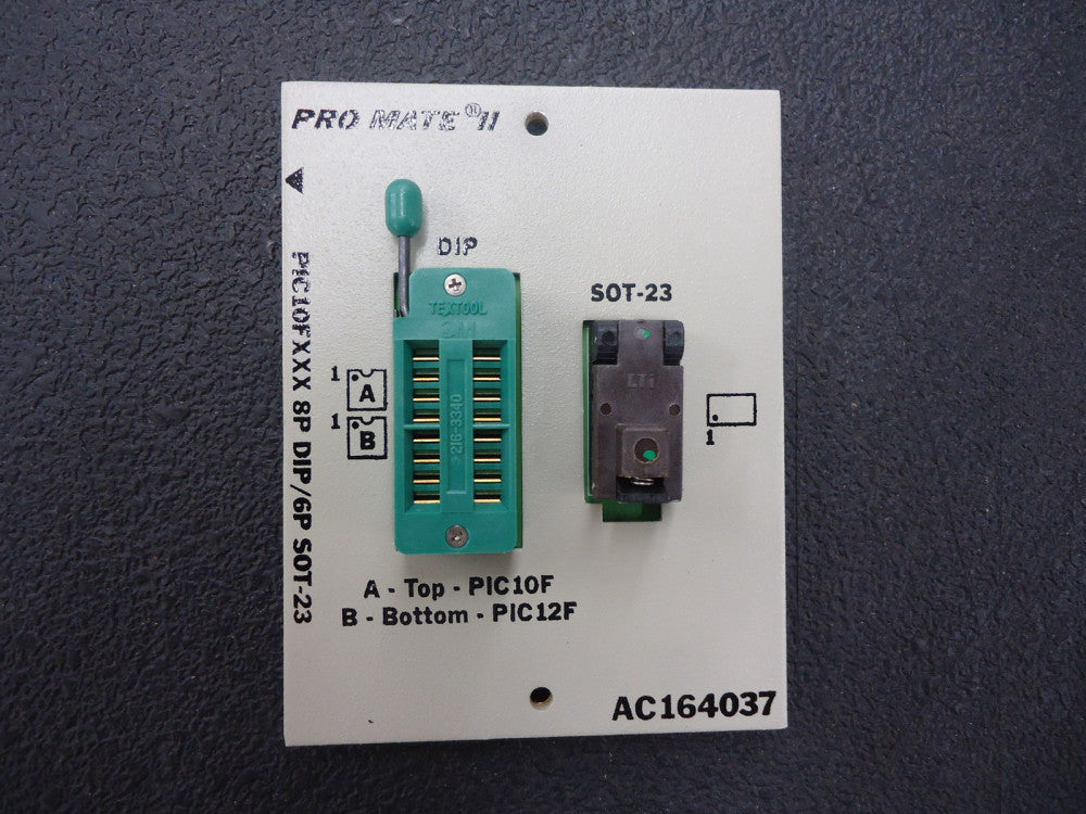 BRAND NEW! AC164037, Microchip, Pro Mate II 10Fxxx 8P DIP/6P SOT-23 skt mod