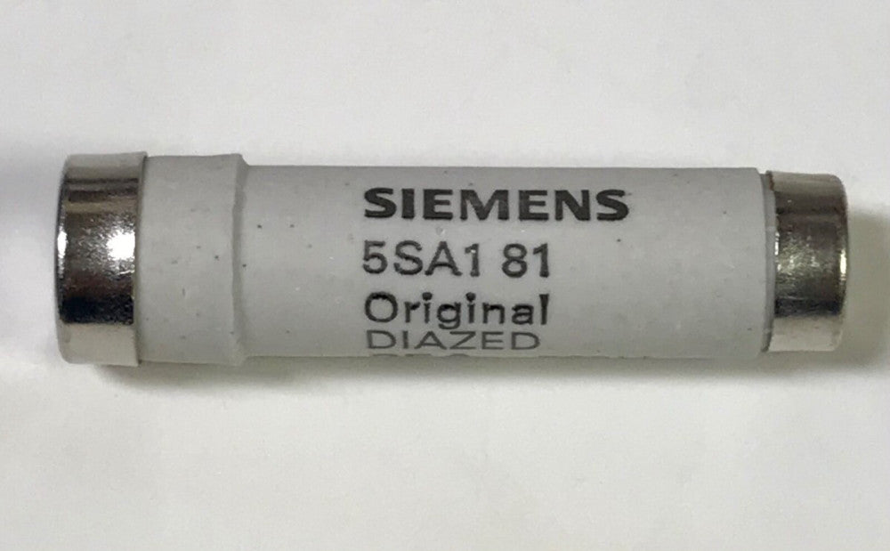SIEMENS FLINK 5SA1 81 25 AMP 500V E16 DIAZED FUSE 25A
