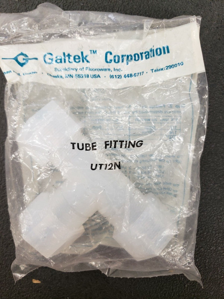 NEW, ENTEGRIS, UT12N, Galtek - T-UNION, 3/4-INCH, INTEGRAL FERRULE, PFAA