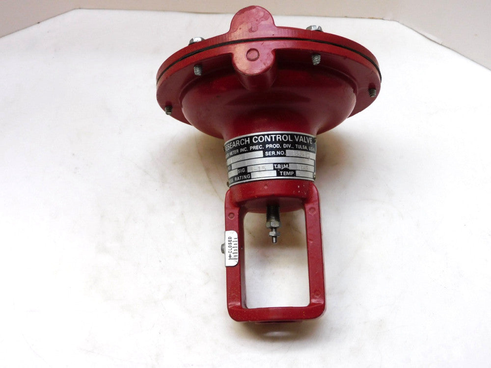 Badger Meter ATC Research Control Valve Actuator F78S 3-15 1/8" npt