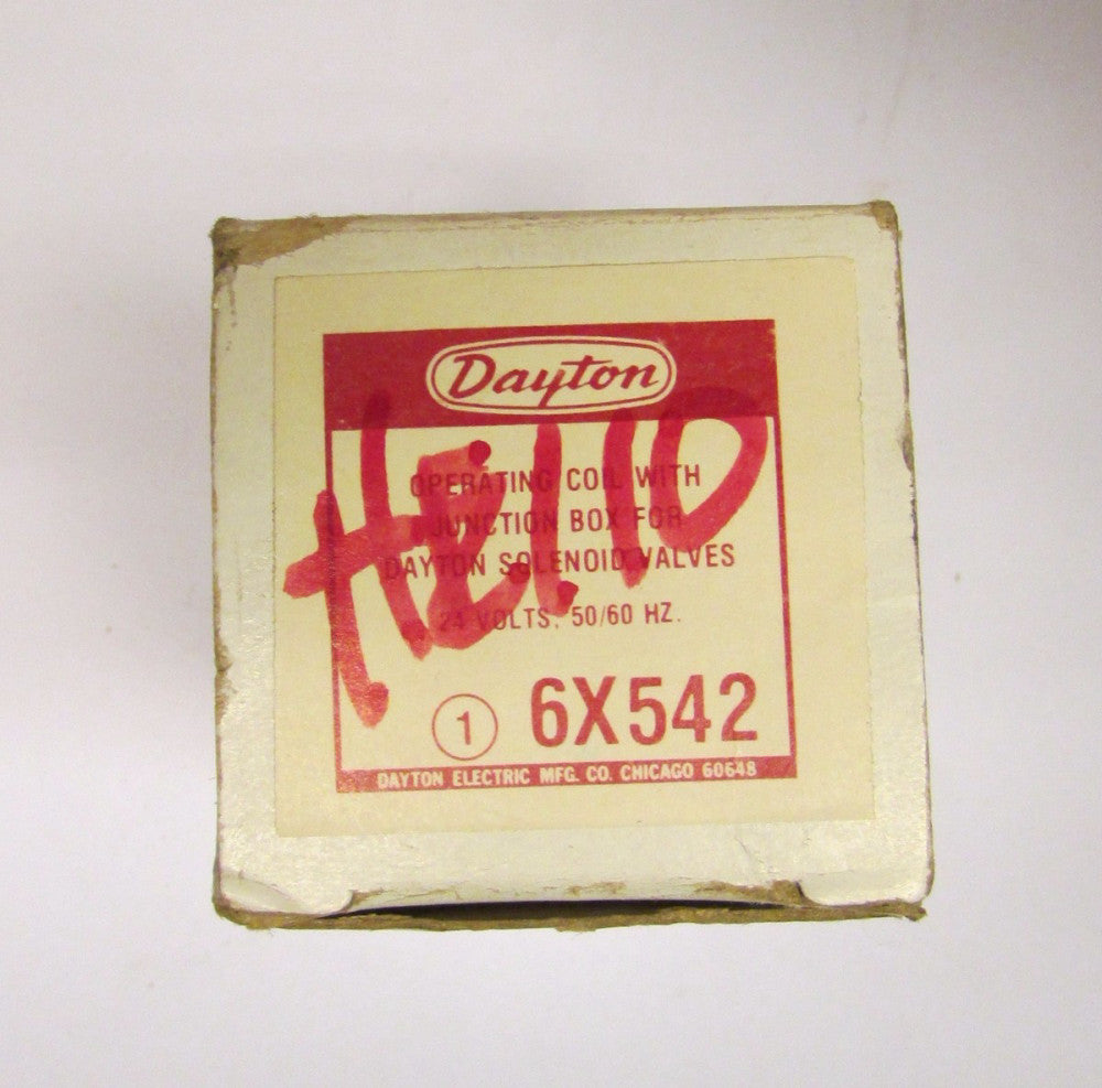DAYTON Solenoid Valve 24V Operating Coil 6X542