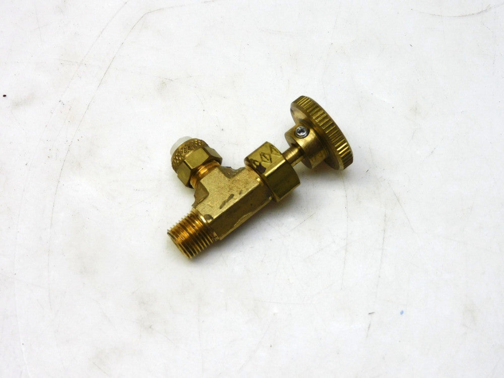 NO NAME 312CO2X4 BRASS NEEDLE VALVE 1/8" NPT