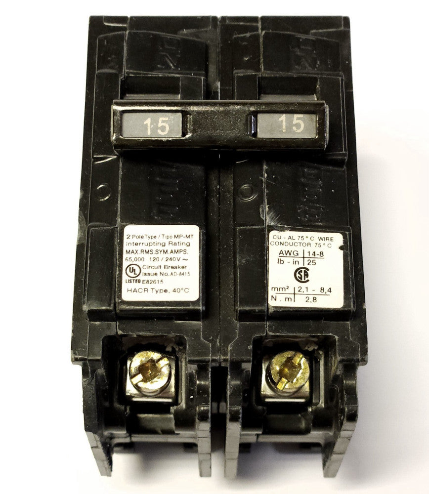 MURRAY SIEMENS MP215KM 2 Pole 15 AMP Type MP-MT Circuit Breaker