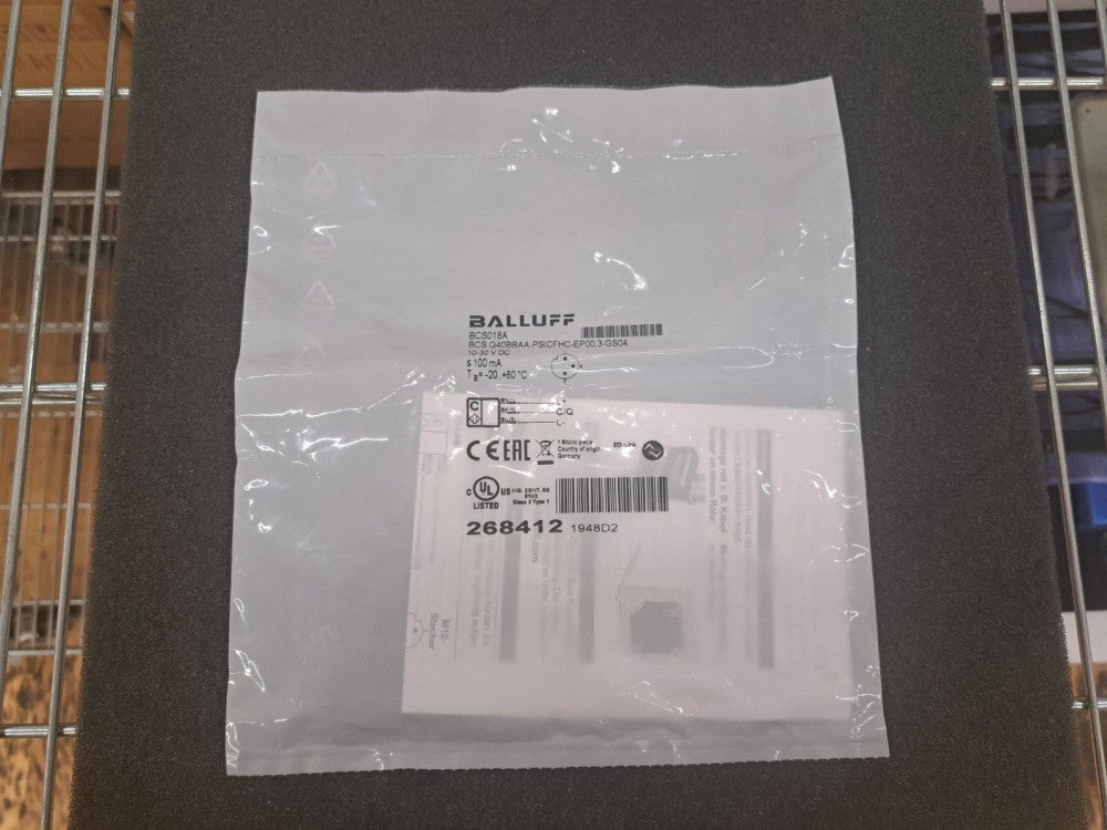 New, Balluff, BCS018A, Capacitive level sensors without media contact