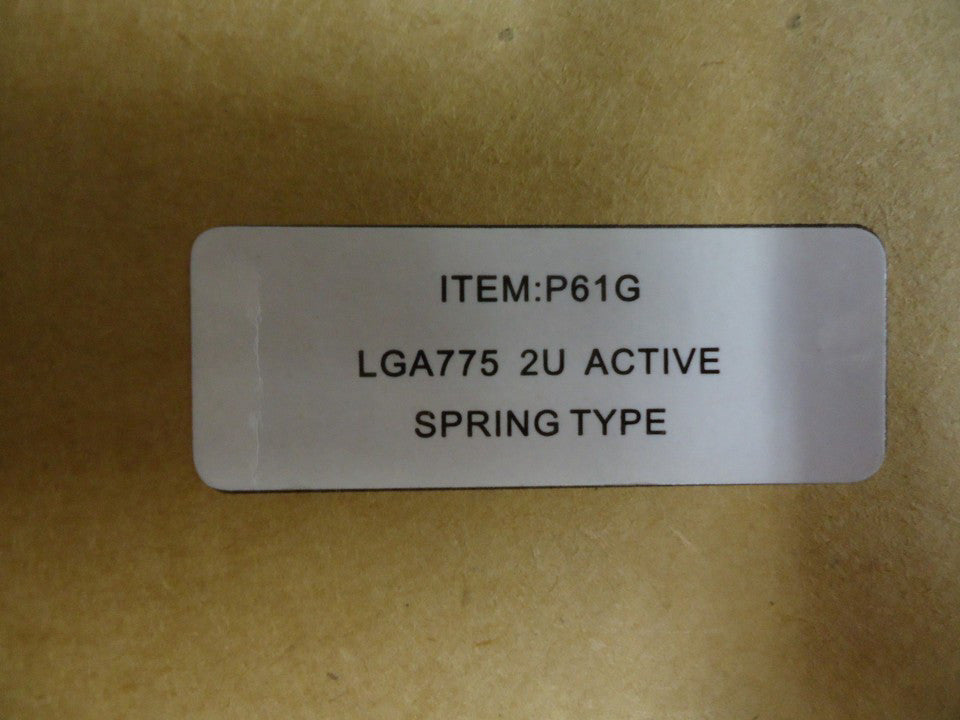 Nwe, Dynatron,  P61g 2u CPU Fan for Intel Socket 775