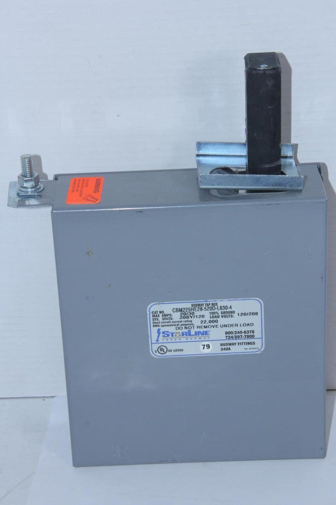STARLINE CBM225HE28-520D-L630-4 20A/30A 208/120 Busway Tap Box