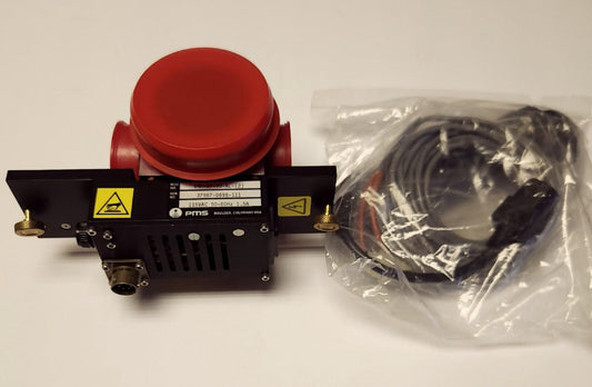 PMS VMH KF 50 AL (2) Vacuum Exhaust Port Optical View Heated 115 VAC 1.5 AMP