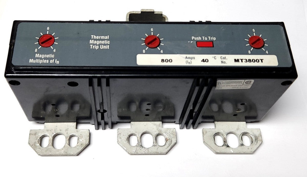 EATON CUTLER HAMMER MT3800T Type MDL HMDL 800 AMP TRIP Unit 1483D30G01