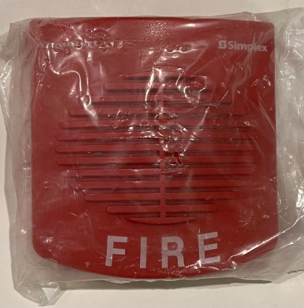 TRUEALERT SIMPLEX 4901 9820 FIRE Alarm RED Cover ONLY (NO BASE)