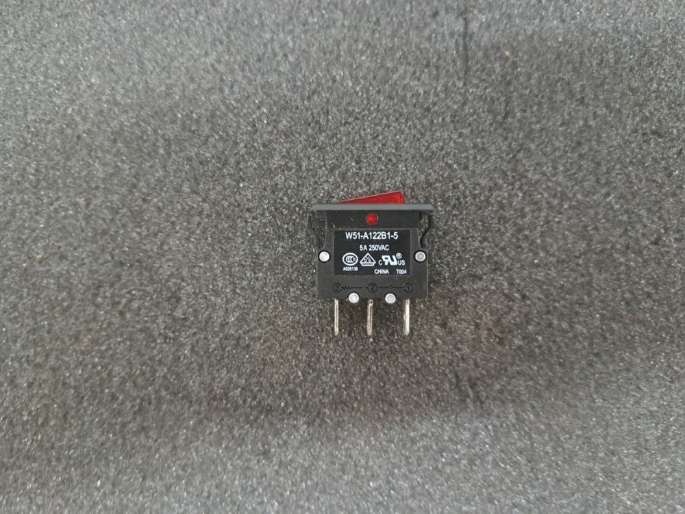 New, TE Connectivity, W51-A122B1-5, CIR BRKR THRM 5A 250VAC 50VDC - Lot of 10pcs