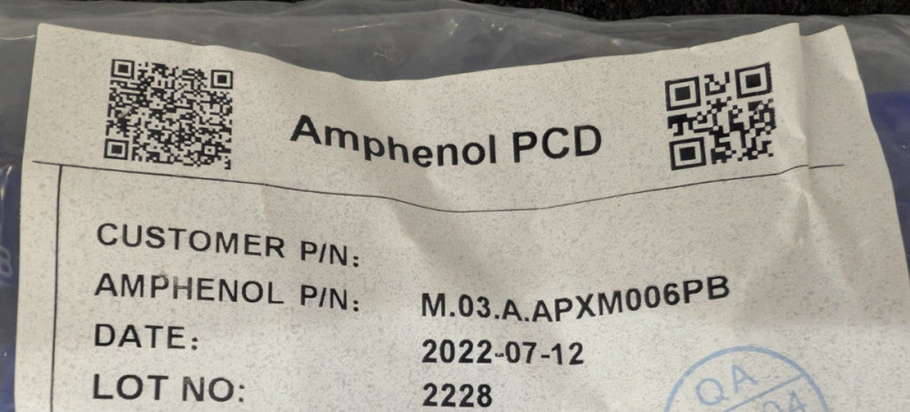 New, Amphenol, APXM006PB, HEAVY DUTY POWER CONNECTORS 6 PIN POLAR B