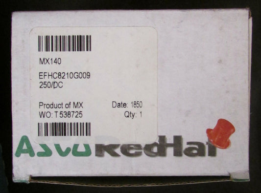 ASCO EFHC8210G009 250VDC 5-100 PSI 3/4" NPT Red Hat Solenoid Valve 
