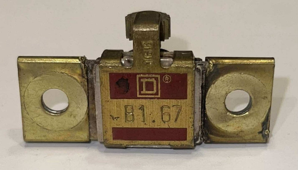 SQUARE D B1.67 THERMAL OVERLOAD RELAY HEATER ELEMENT