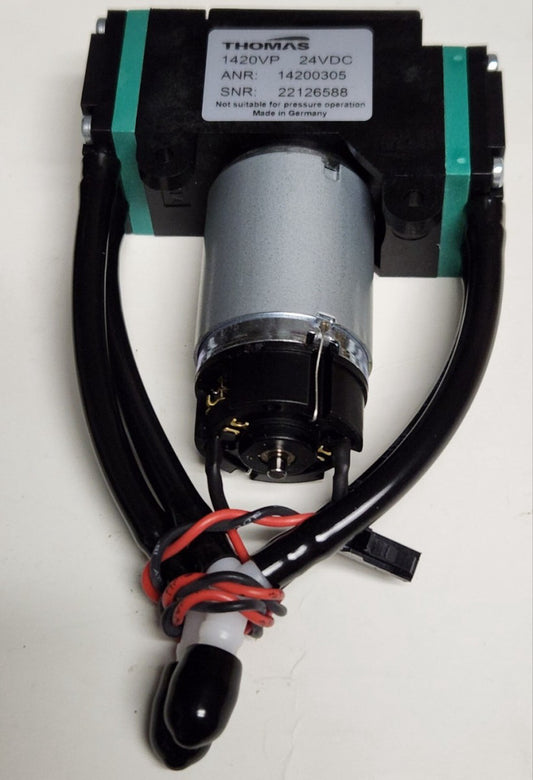 THOMAS 1420VP 24 VDC 3780 RPM Dual Diaphragm 14200305 Vacuum Pump  29011615