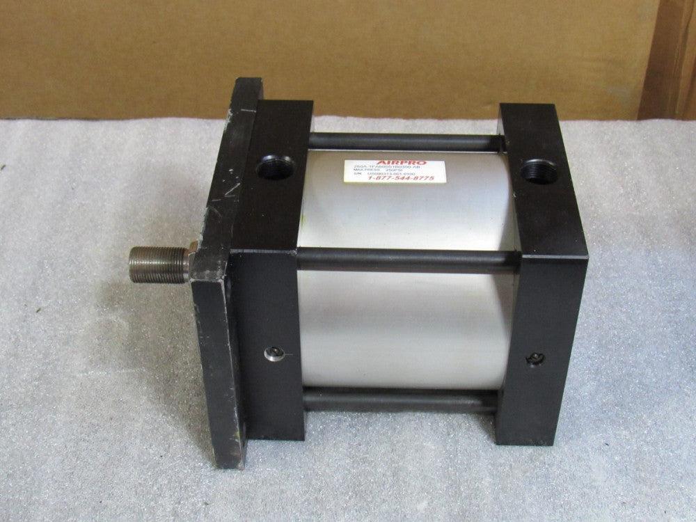 Airpro Pnuematic Cylinder 250A-1FA600S1B0300-AB 250PSI 6"Bore 2"Str 1/2"Int Cush
