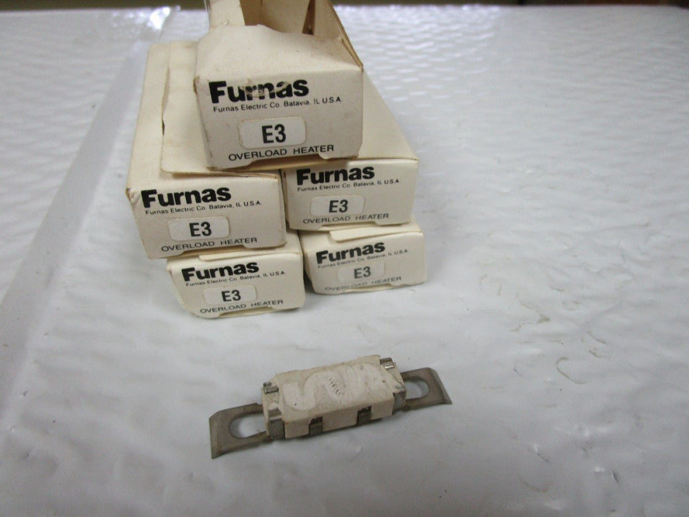 NEW LOT OF 5 FURNAS OVERLOAD HEATER E3