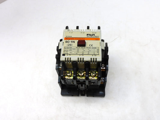 FUJI ELECTRIC SC-1N MAGNETIC CONTACTOR 200-220V COIL 60Hz