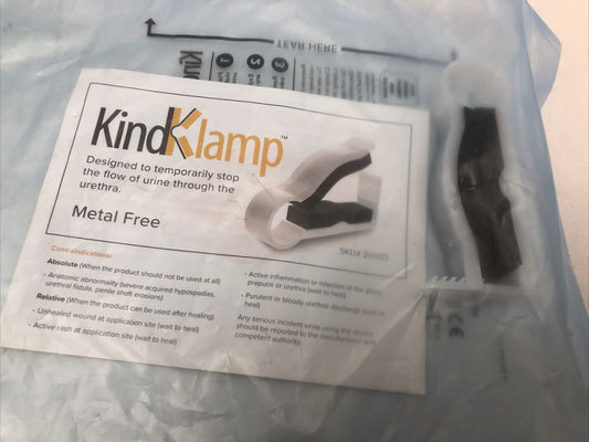 Bioderm Kind Klamp Urinary Metal Free Penile Clamp for Male Urinary Incontinence