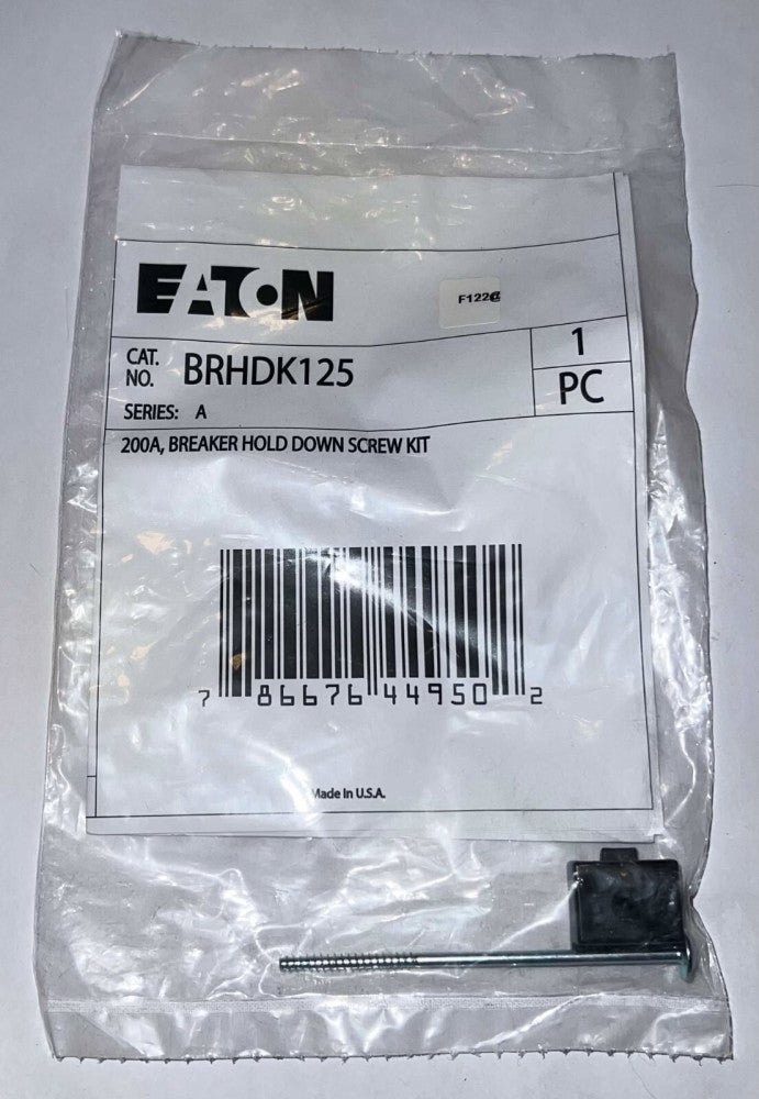 EATON CUTLER HAMMER BRHDK125 Breaker Hold Down Screw Kit Series A