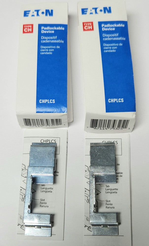 LOT OF 2 EATON CUTLER HAMMER CHPLCS Type CH CHPL Padlockable Device