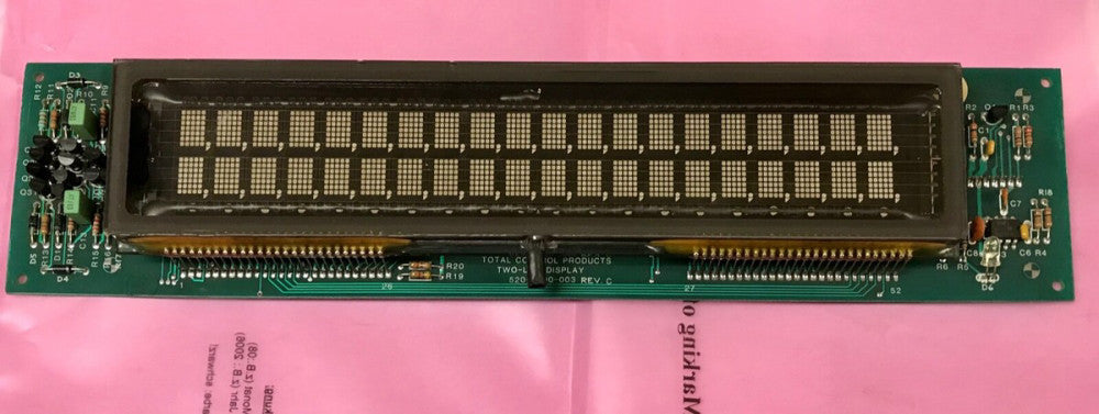 TCP Total Control Products 520 0000 003 Revision C 2 Line Display Screen Module