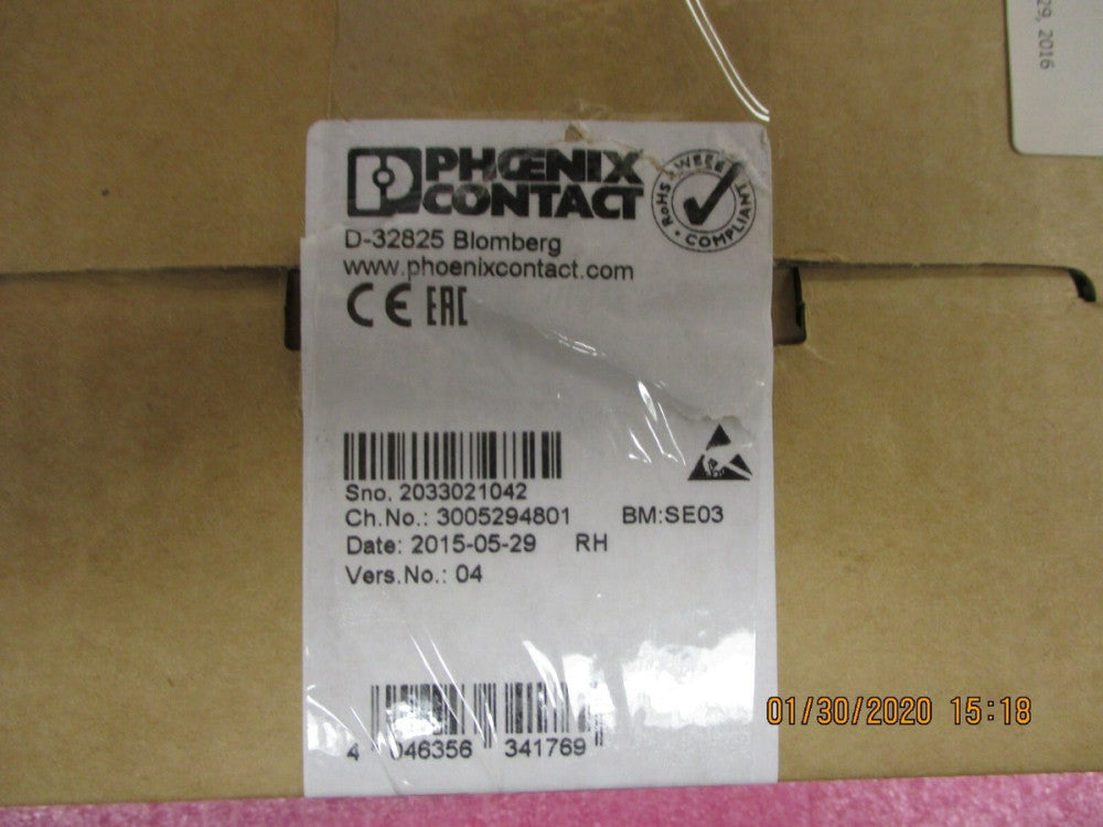 Phoenix Contact -2989527- Ethernet Switch, Lean-Managed, 5 RJ45 Ports, 10/100 Mb
