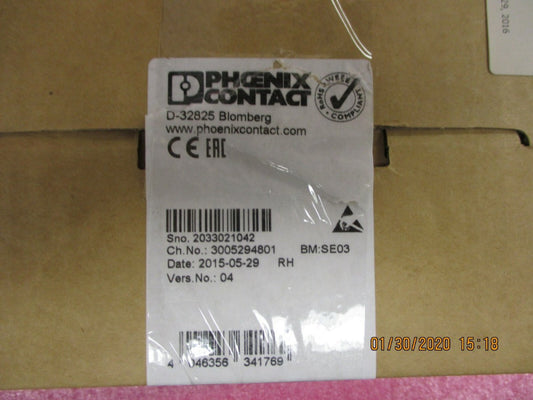 Phoenix Contact -2989527- Ethernet Switch, Lean-Managed, 5 RJ45 Ports, 10/100 Mb