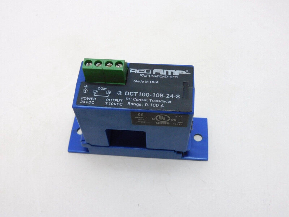 AUTOMATION DIRECT DCT100-10B-24-S DC CURRENT TRANSDUCER 24VDC