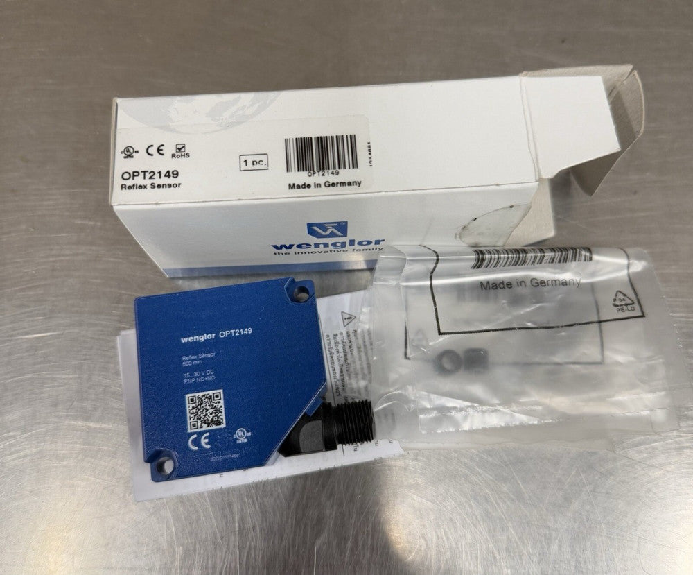 Wenglor OPT2149 Reflex Photoelectric Sensor - New Unused