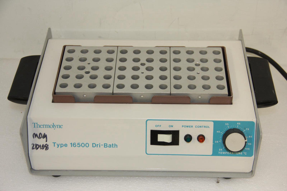 BARNSTEAD/THERMOLYNE DB16525 Type 16500 Dri-Bath w/ 3 Blocks "TESTED"