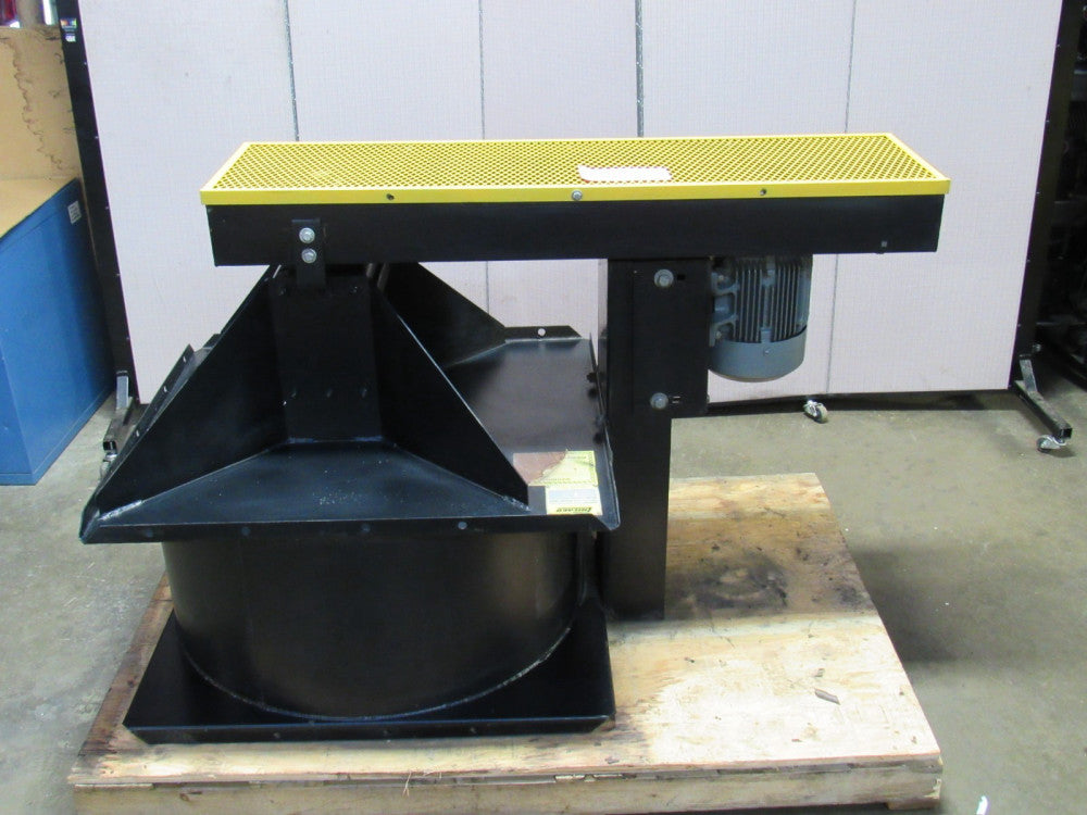 CHICAGO BLOWER FAN SIZE SZ 18-1/4 3HP 230YY/460YV 1740RPM 33X36 MOUNT AREA