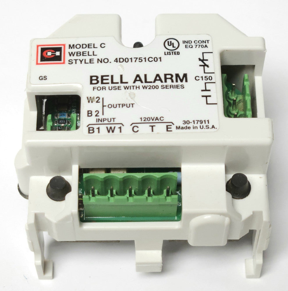 EATON CUTLER HAMMER WBELL W200 W+200 Advantage Bell Alarm Module