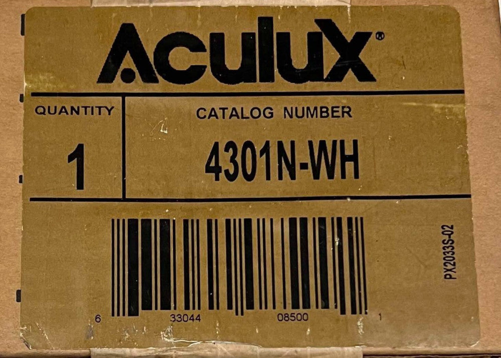 SEALED ACULUX 4301N WH Recessed Lighting 38/16 P2884 02