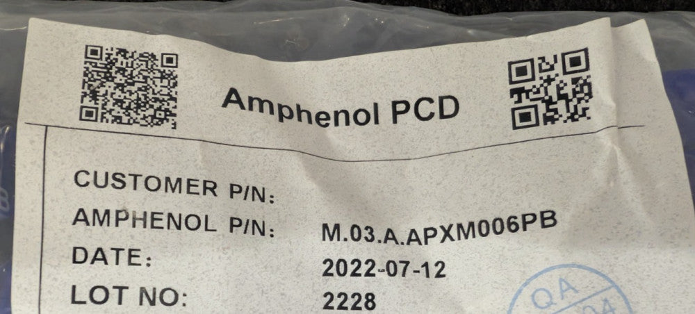 New, Amphenol, APXM006PB, HEAVY DUTY POWER CONNECTORS 6 PIN POLAR B