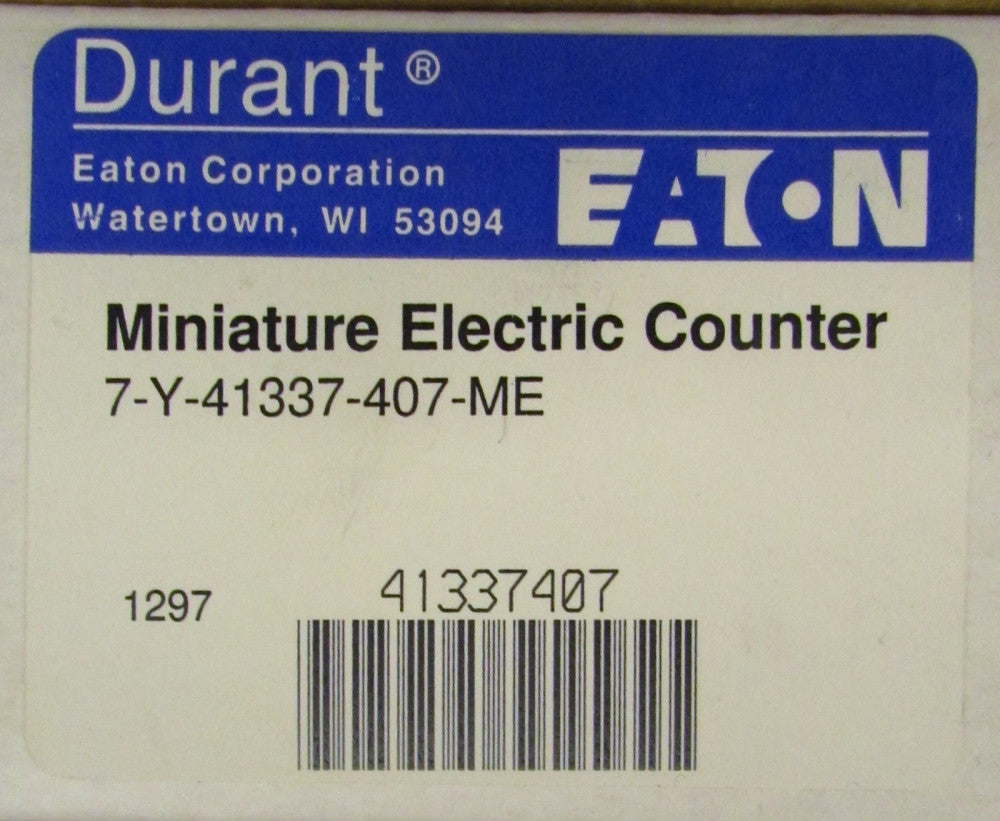 EATON DURANT 7 Y 41337 407 ME 7 Digit 240VAC Electric Counter