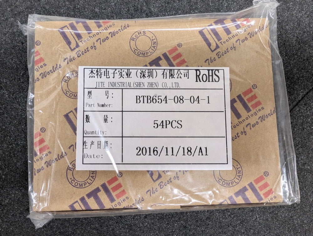New, JITE, BTB654-08-04-1, TERM .375inch 4POS - Lot of 54pcs