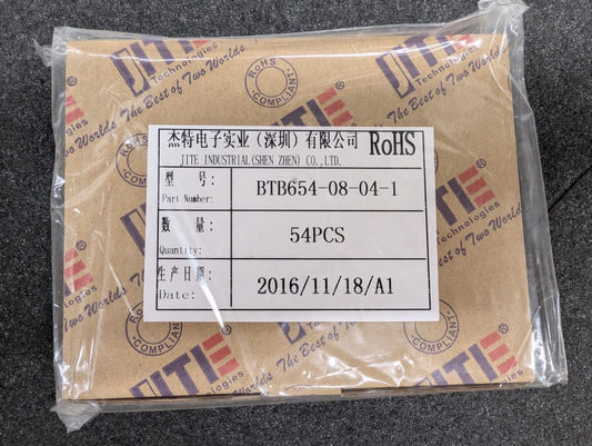 New, JITE, BTB654-08-04-1, TERM .375inch 4POS - Lot of 54pcs