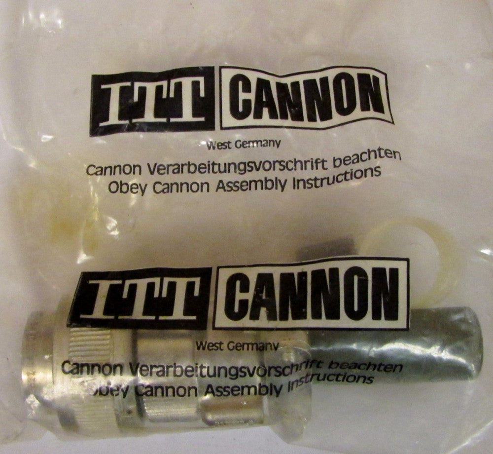 ITT CANNON CA 12 1005 848 Four Pin Plug 8522 Cannon G